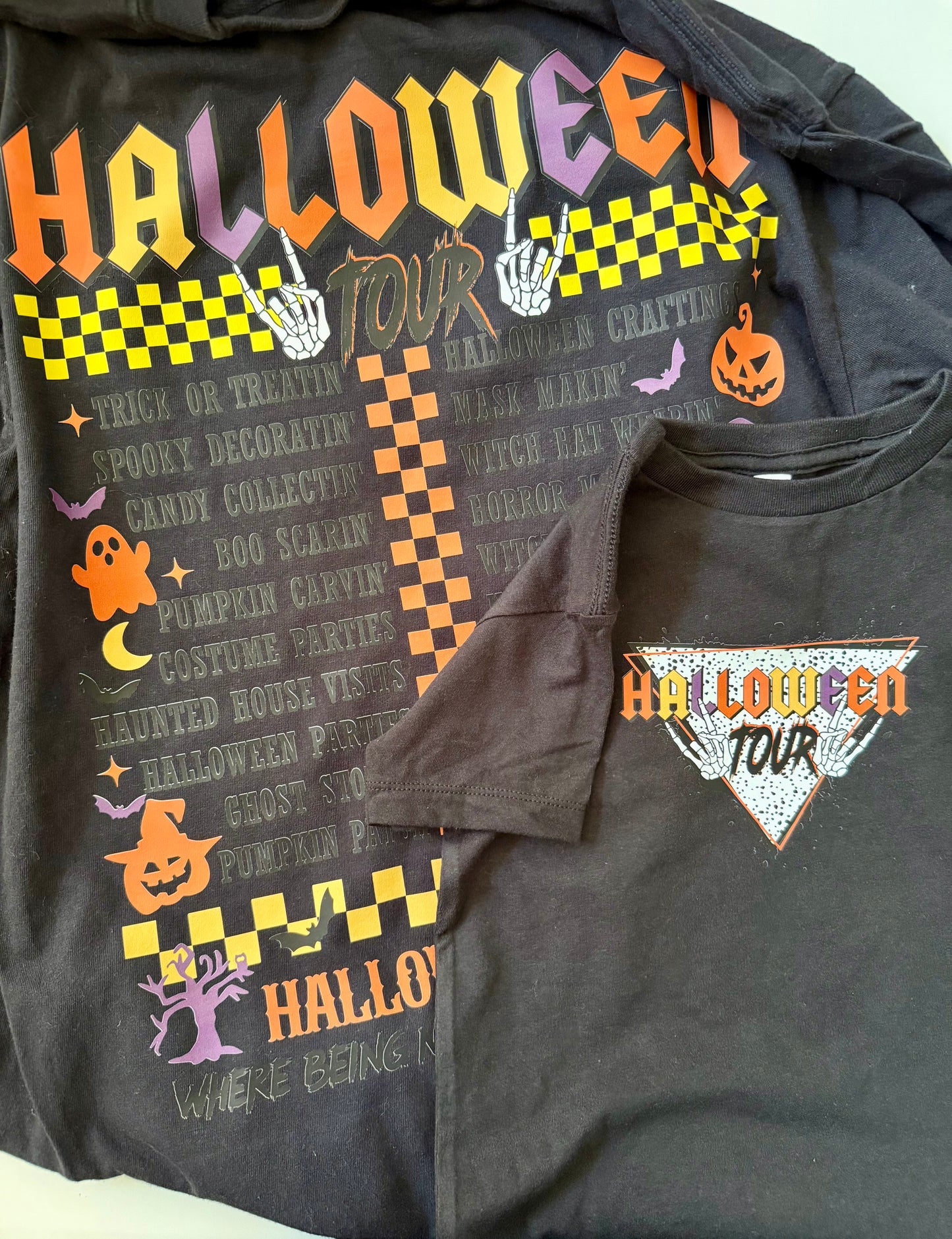 “Halloween Tour” T-Shirt for Kids and Adults