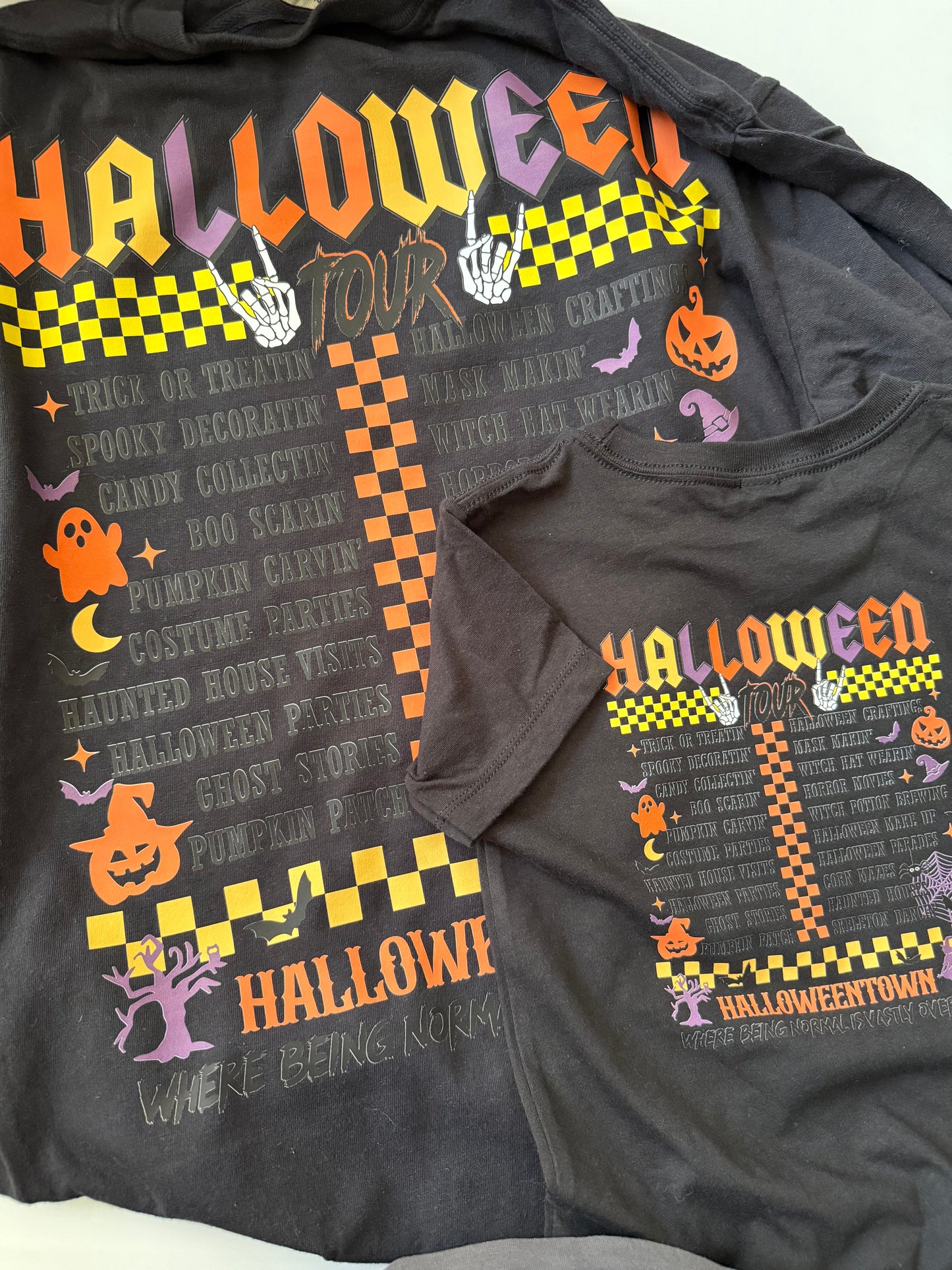 “Halloween Tour” T-Shirt for Kids and Adults