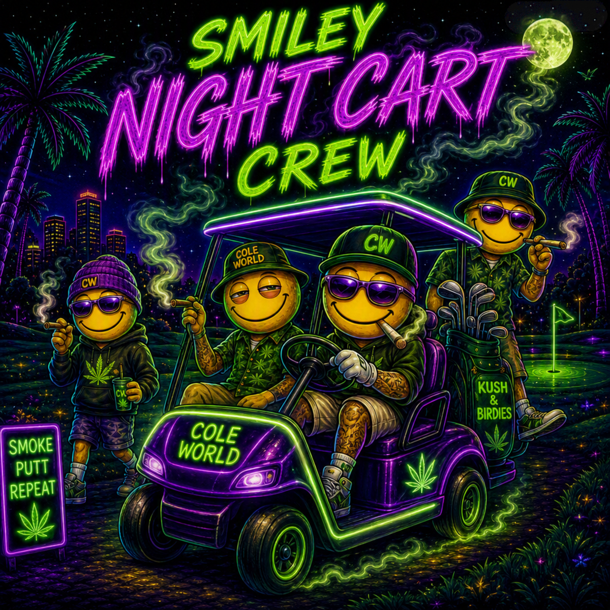 Chronic Wedges- Smiley Crew