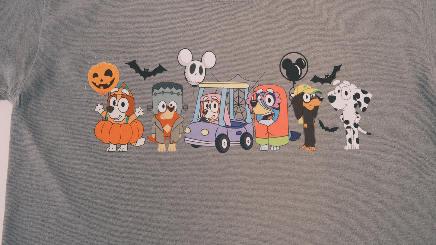 Bluey and Friends “Halloween” T-Shirt For Kids
