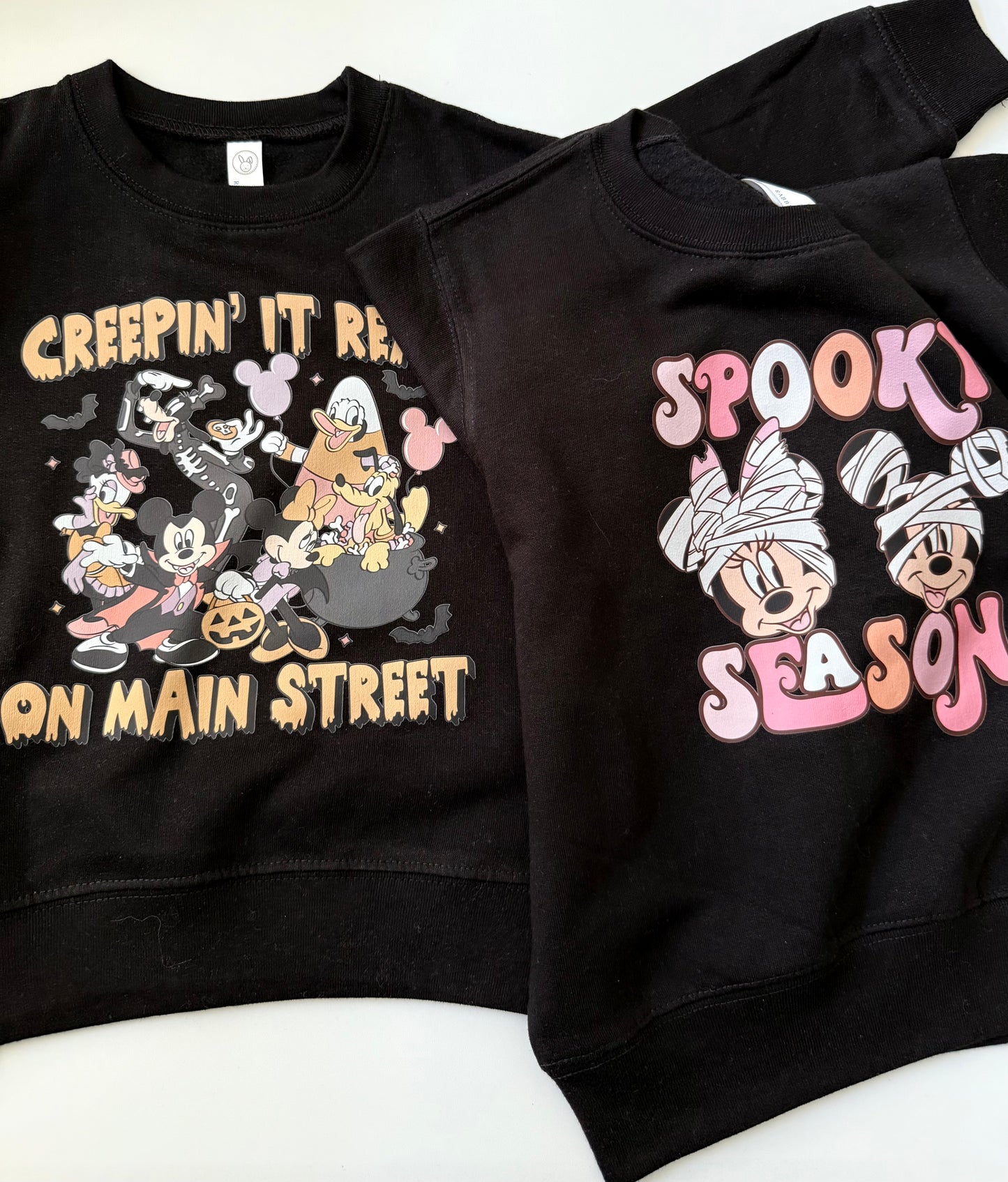 Mickie and Minnie “Spooky Season” Sweatshirt for Kids