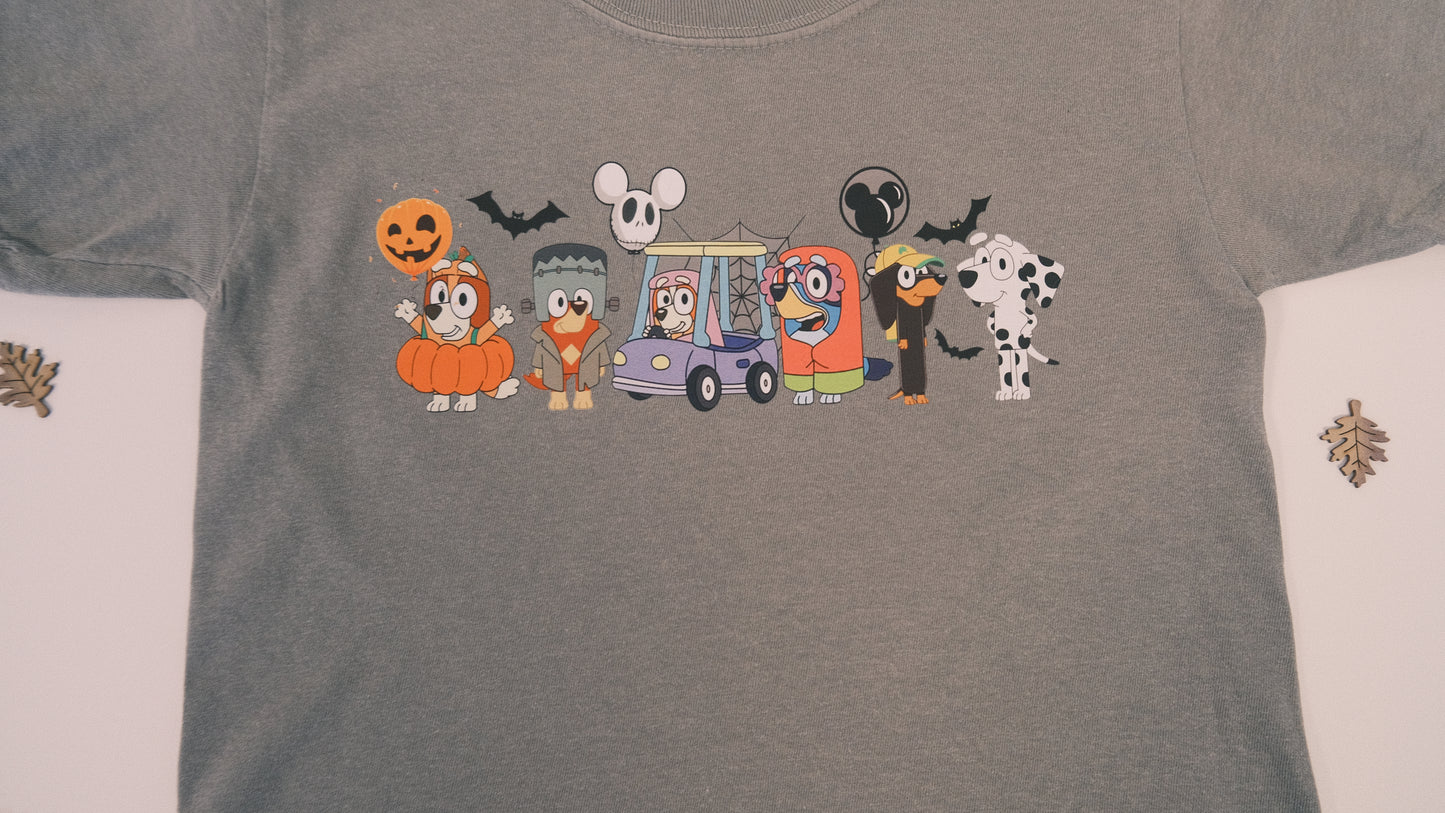 Bluey and Friends “Halloween” T-Shirt For Kids