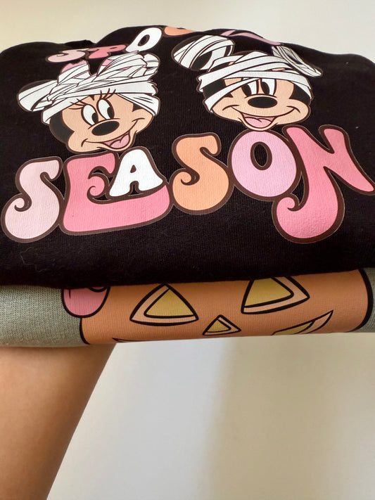 Mickie and Minnie “Spooky Season” Sweatshirt for Kids