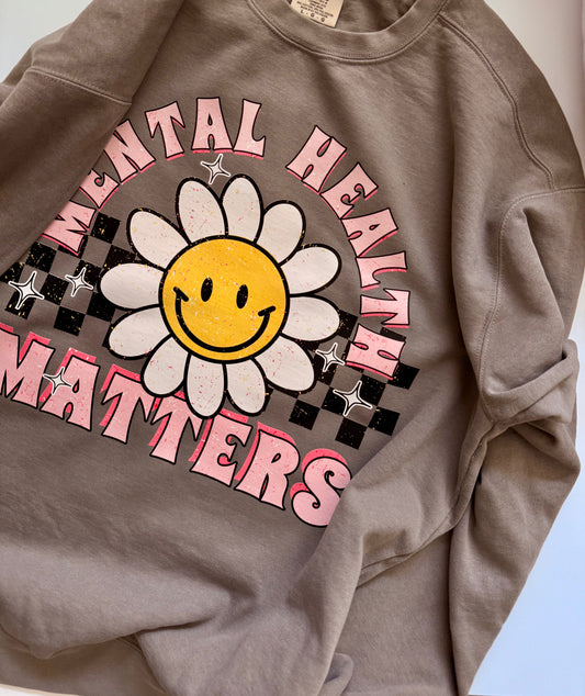“Mental Health Matters” Sweatshirt for Adults