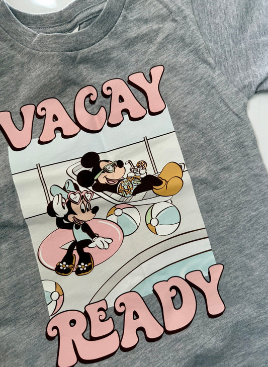 Mickie & Minnie “Vacay Ready” T-Shirt For Kids