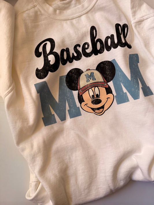Mickie “Baseball Mom” Sweatshirt for Adults