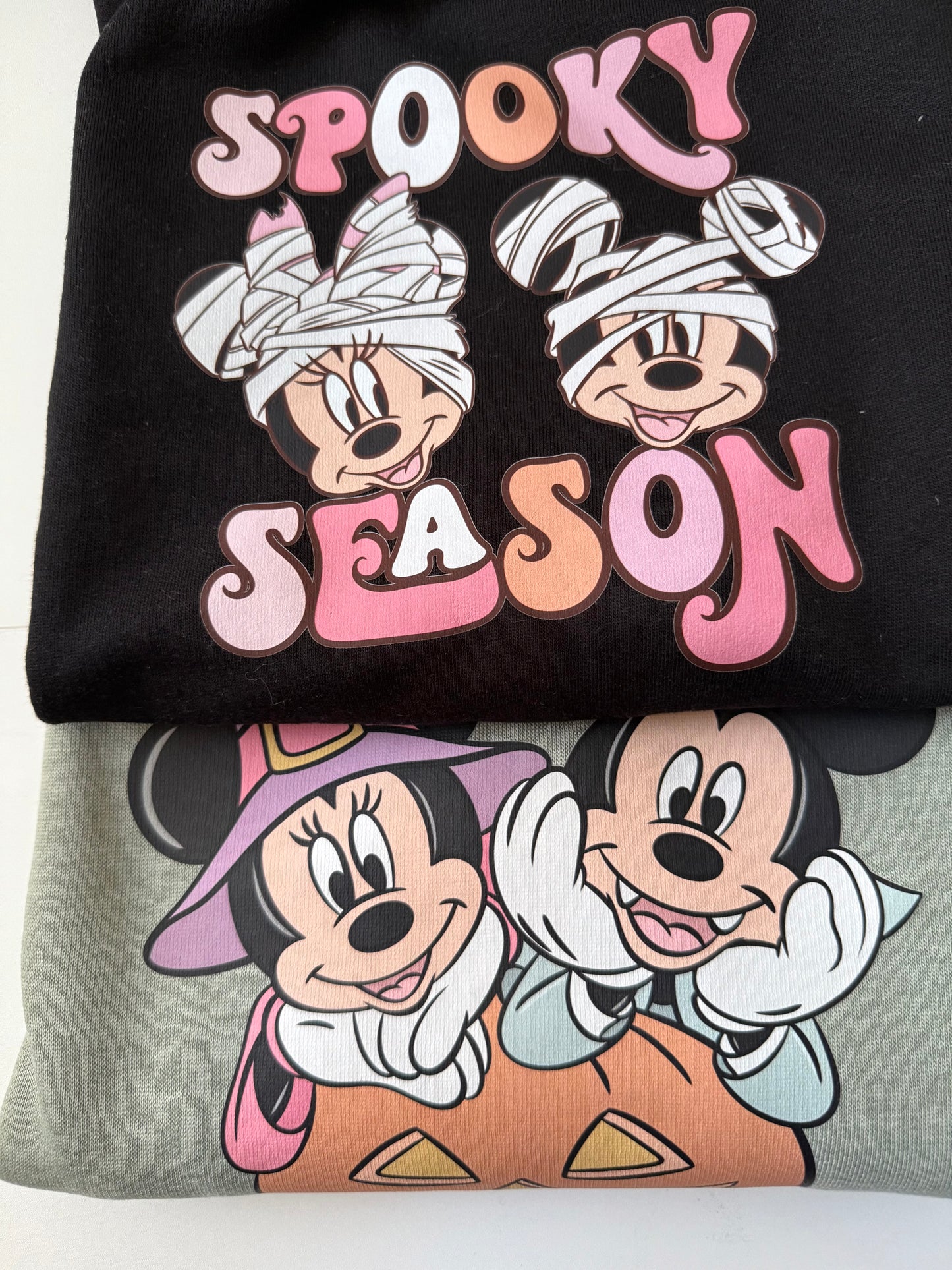 Mickie and Minnie “Pumpkin” Sweatshirt for Kids