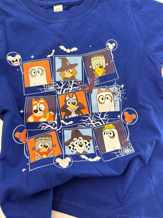 Bluey Royal Blue T-Shirt For Kids
