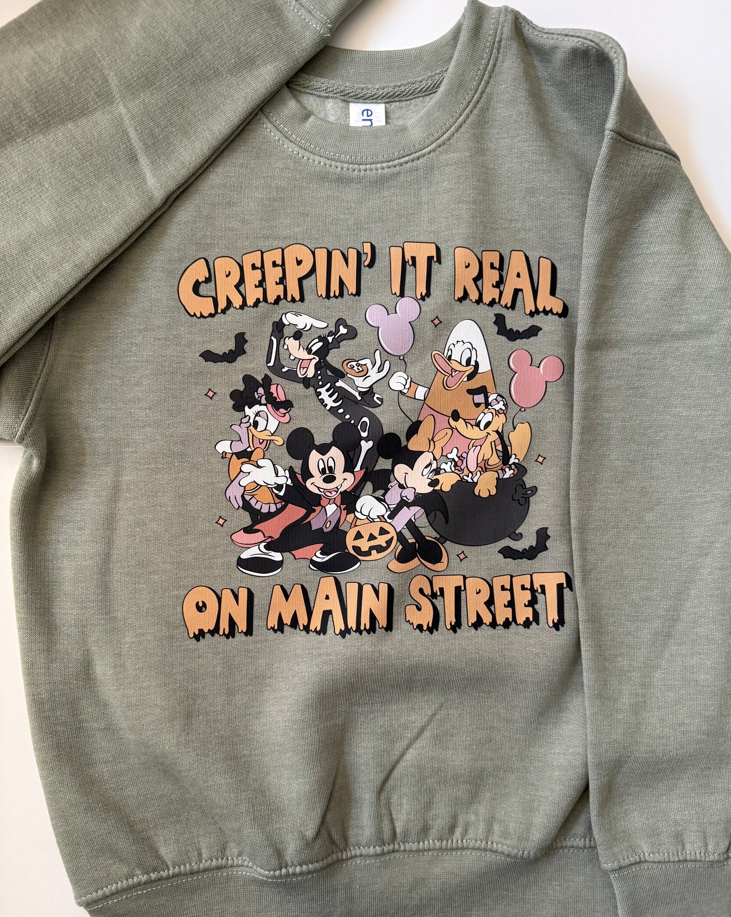 Mickie and Friends “Creepin It Real On Main Street” T-Shirt for Kids
